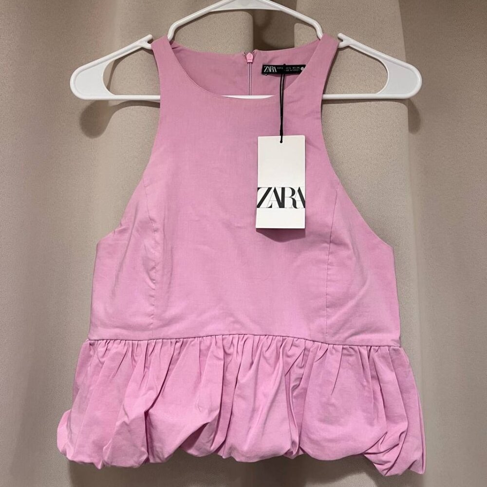 NWT ZARA Halter neck cropped top